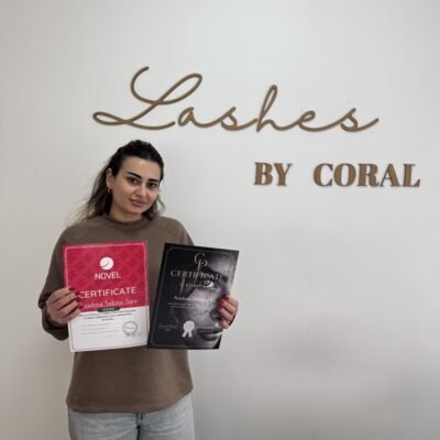 סוף קורס הרמת ריסים וגבות